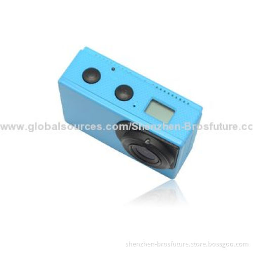 Colorful Full HD Action Camera with 1,920 x 1,080P Recording Resolution